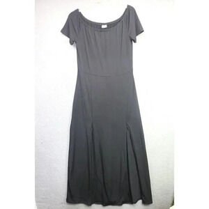 Lascana Off the Shoulder Double Slit Front Maxi Dress-Size 8